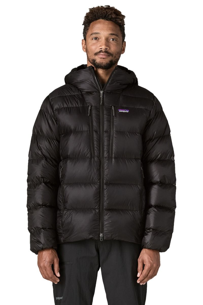 KURTKA FITZ ROY DOWN HOODY-BLACK