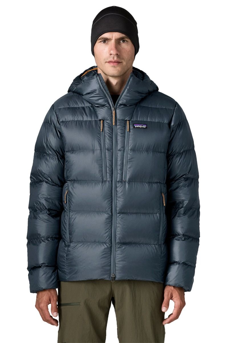 KURTKA FITZ ROY DOWN HOODY-SUMMIT BLUE