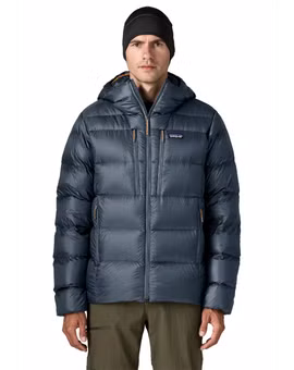 KURTKA FITZ ROY DOWN HOODY-SUMMIT BLUE
