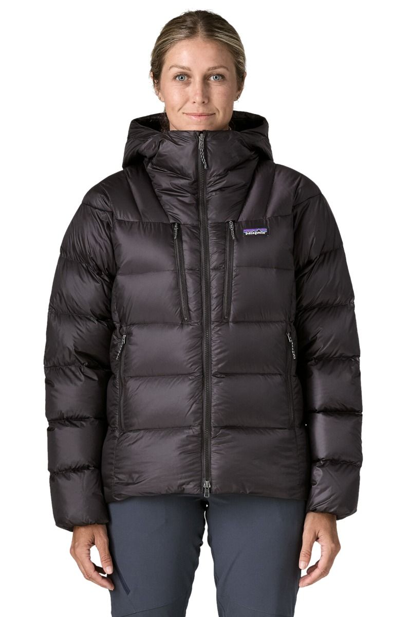 KURTKA FITZ ROY DOWN HOODY WOMEN-BLACK