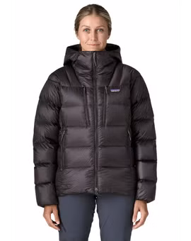 KURTKA FITZ ROY DOWN HOODY WOMEN-BLACK