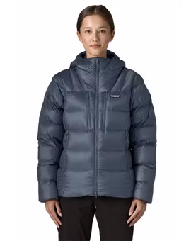 KURTKA FITZ ROY DOWN HOODY WOMEN-SUMMIT BLUE