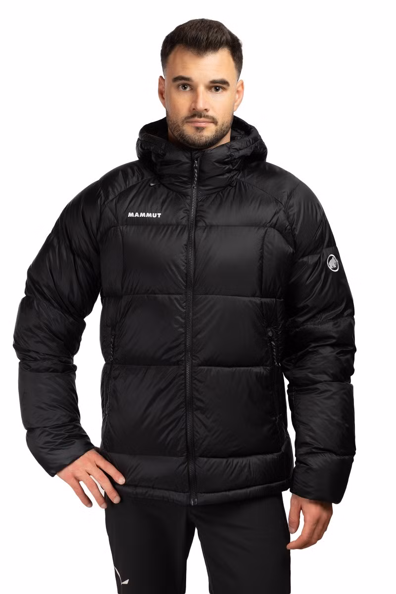 KURTKA GLACIER GLOW IN HOODED-BLACK