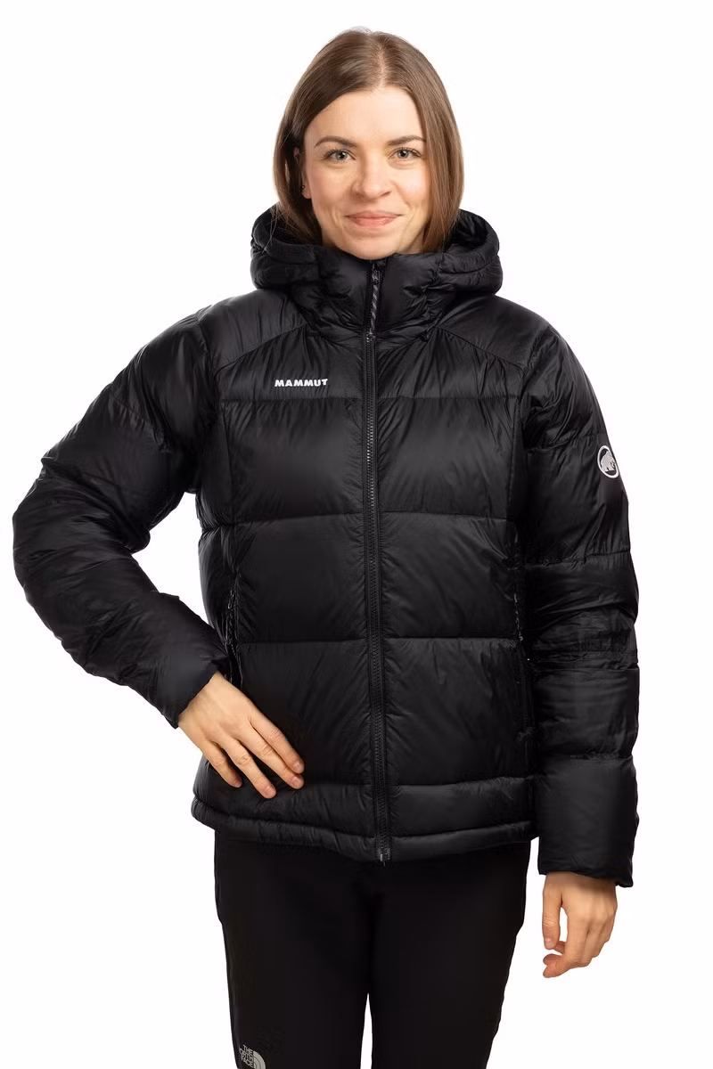 KURTKA GLACIER GLOW IN HOODED WOMEN-BLACK