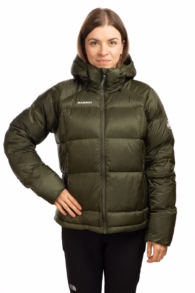 KURTKA GLACIER GLOW IN HOODED WOMEN-DARK MARSH