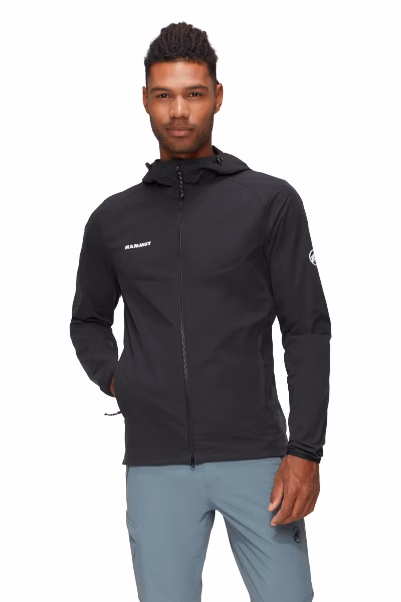 KURTKA GRANITE SO HOODED-BLACK