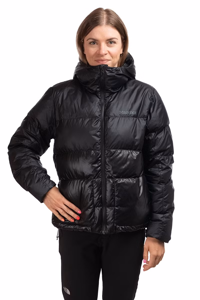 KURTKA GUIDES DOWN HOODY WOMEN-BLACK