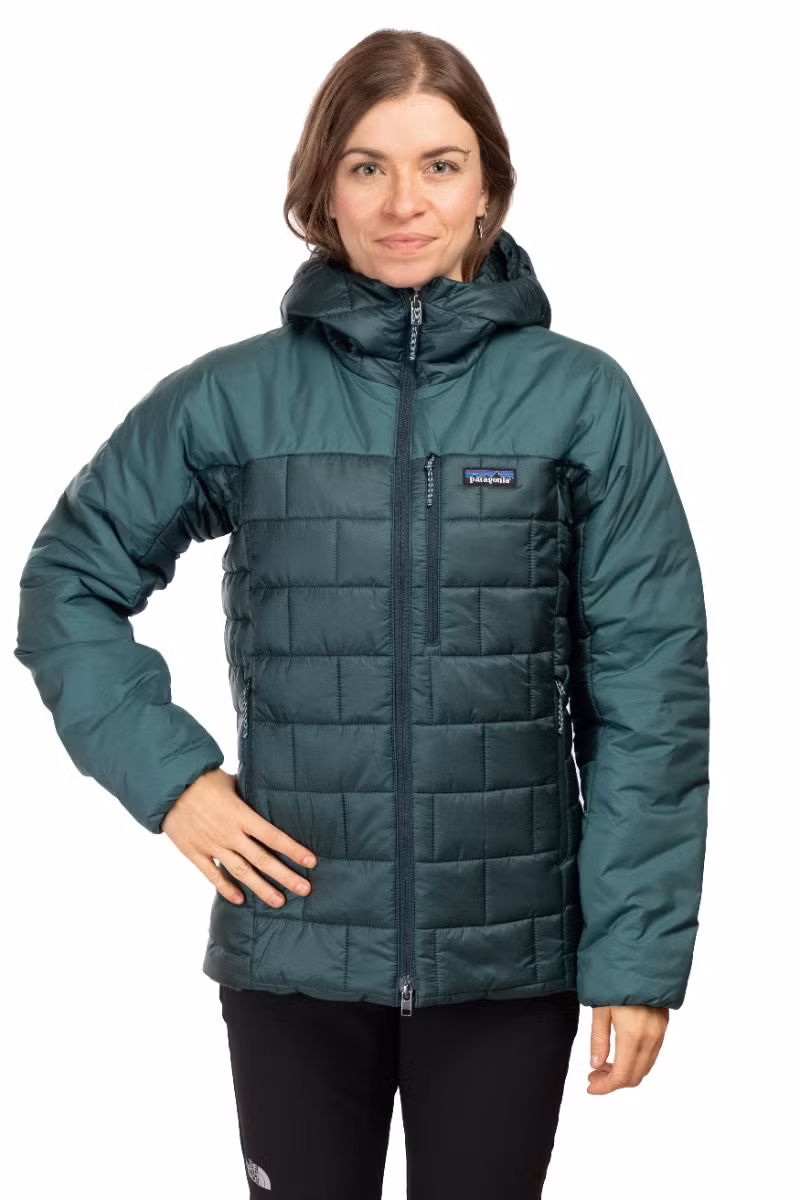 KURTKA HI-LOFT NANO PUFF HOODY WOMEN-CASCADE GREEN