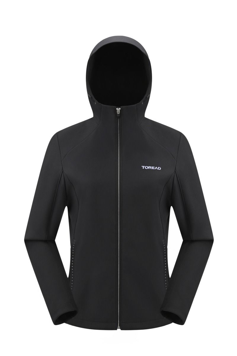 KURTKA HIMEX SOFTSHELL HOODY WOMEN TAEEAO92020-BLACK