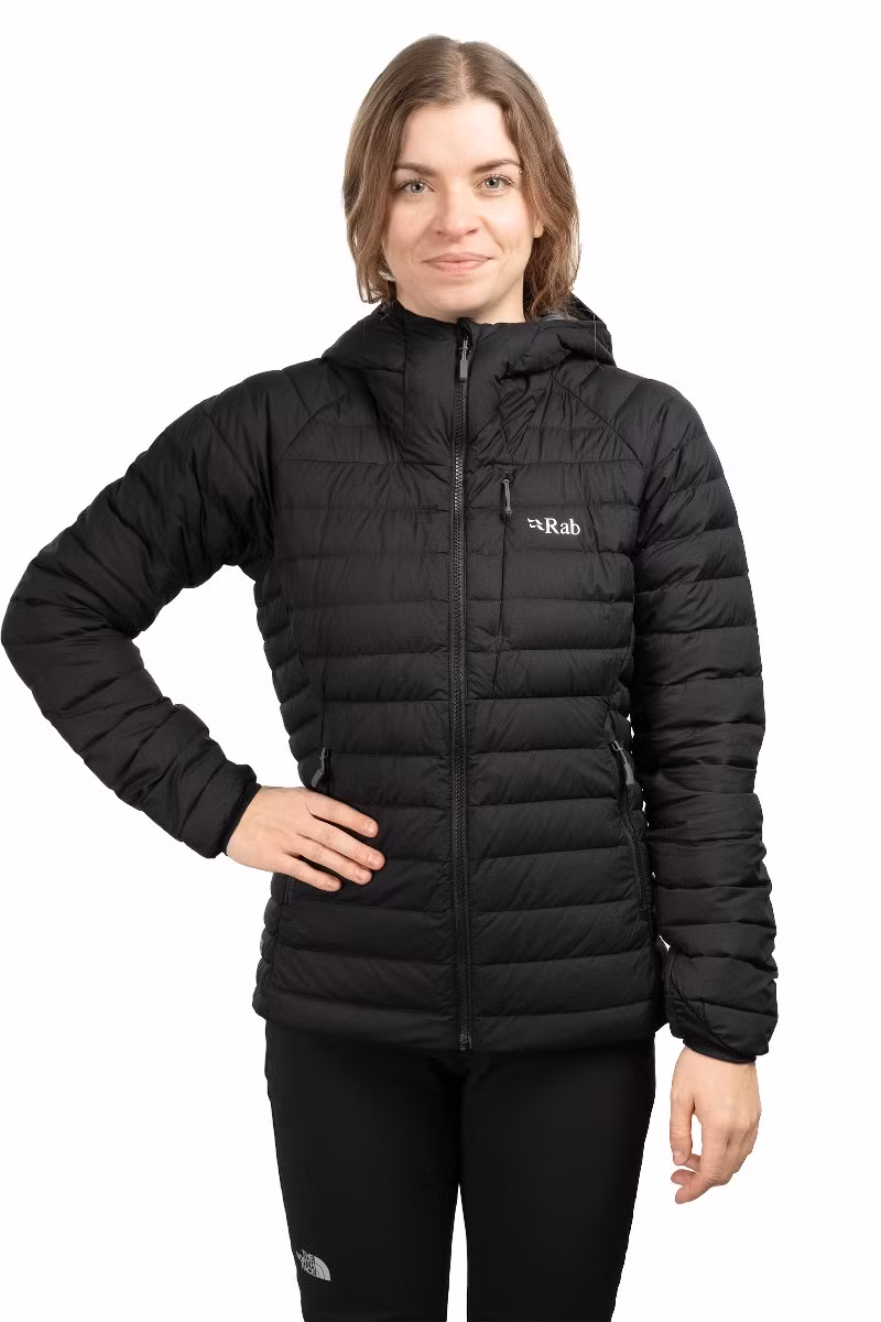KURTKA INFINITY MICROLIGHT WOMEN-BLACK