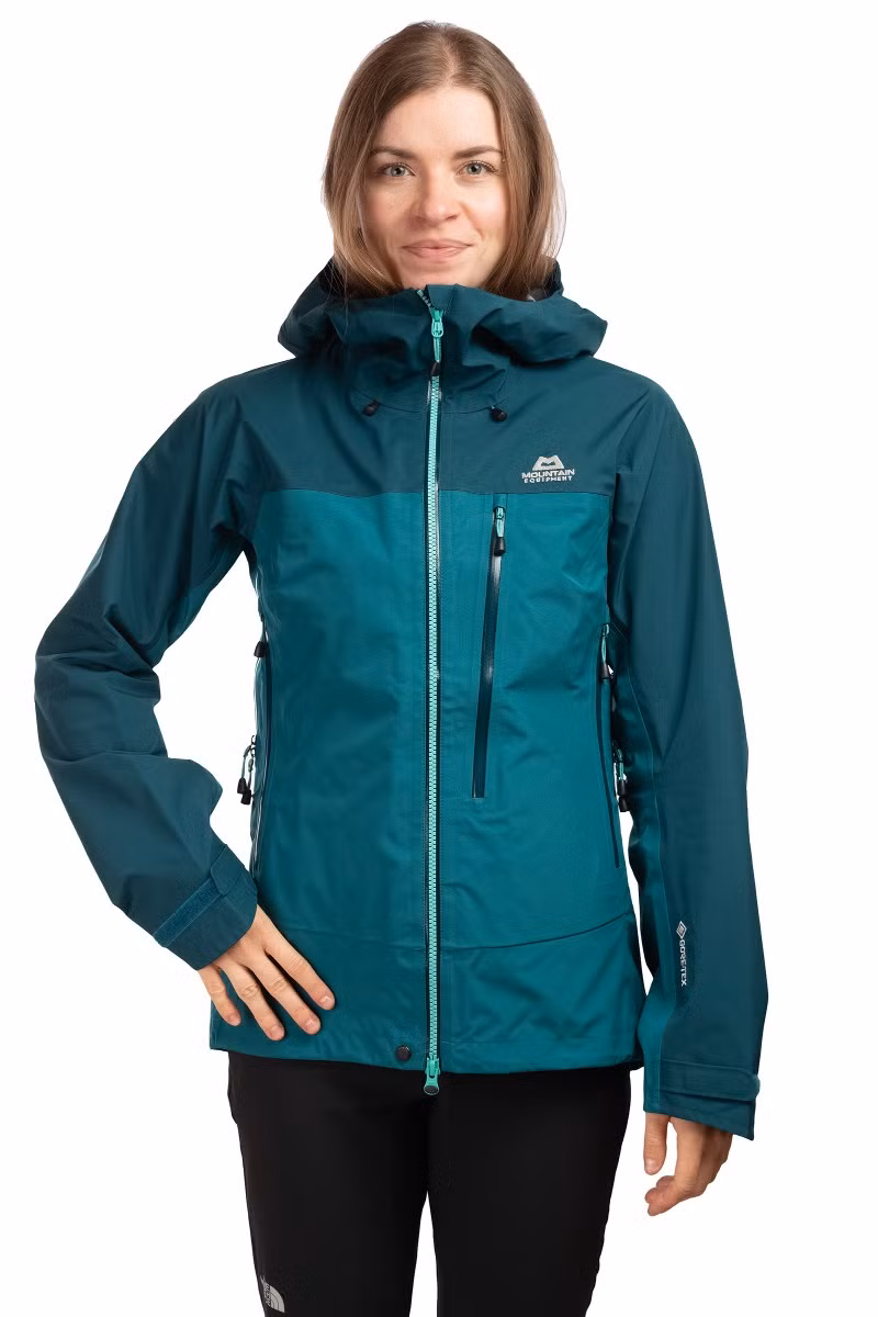 KURTKA MAKALU GTX WOMEN-SPRUCE-DEEP TEAL