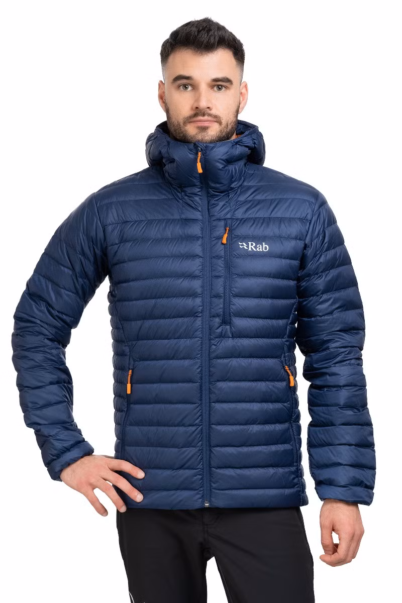 KURTKA MICROLIGHT ALPINE-DEEP INK-MARMALADE