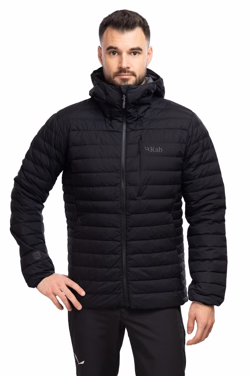KURTKA MICROLIGHT WINDSTOPPER HOODY-BLACK
