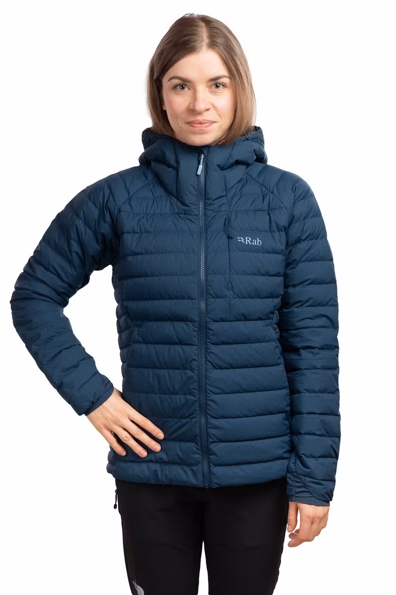 KURTKA MICROLIGHT WINDSTOPPER HOODY WOMEN-TEMPEST BLUE