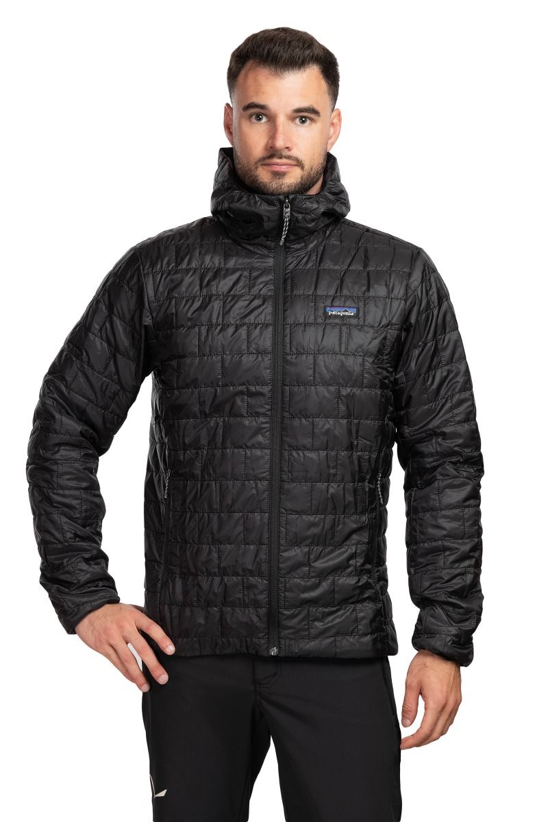 KURTKA NANO PUFF HOODY-BLACK