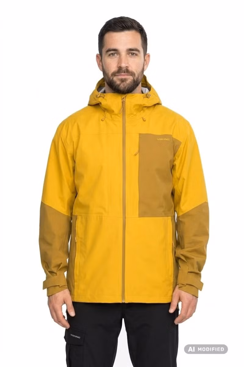 KURTKA NUMANI-BROWN-YELLOW
