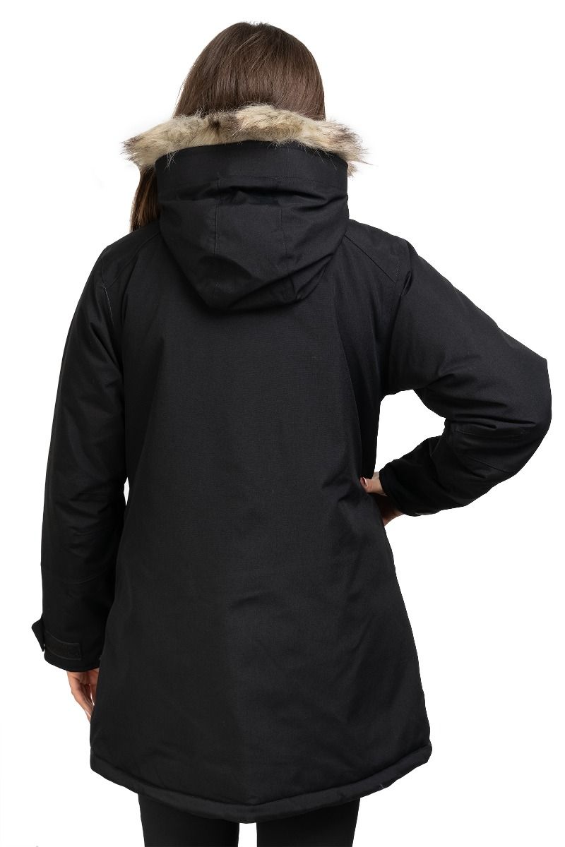 KURTKA NUUK PARKA WOMEN-550-BLACK