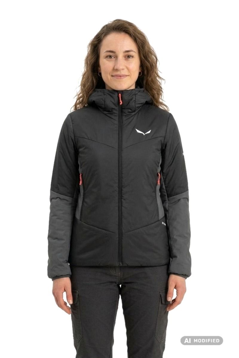 KURTKA ORTLES HYB TW AIR WOMEN-BLACK OUT