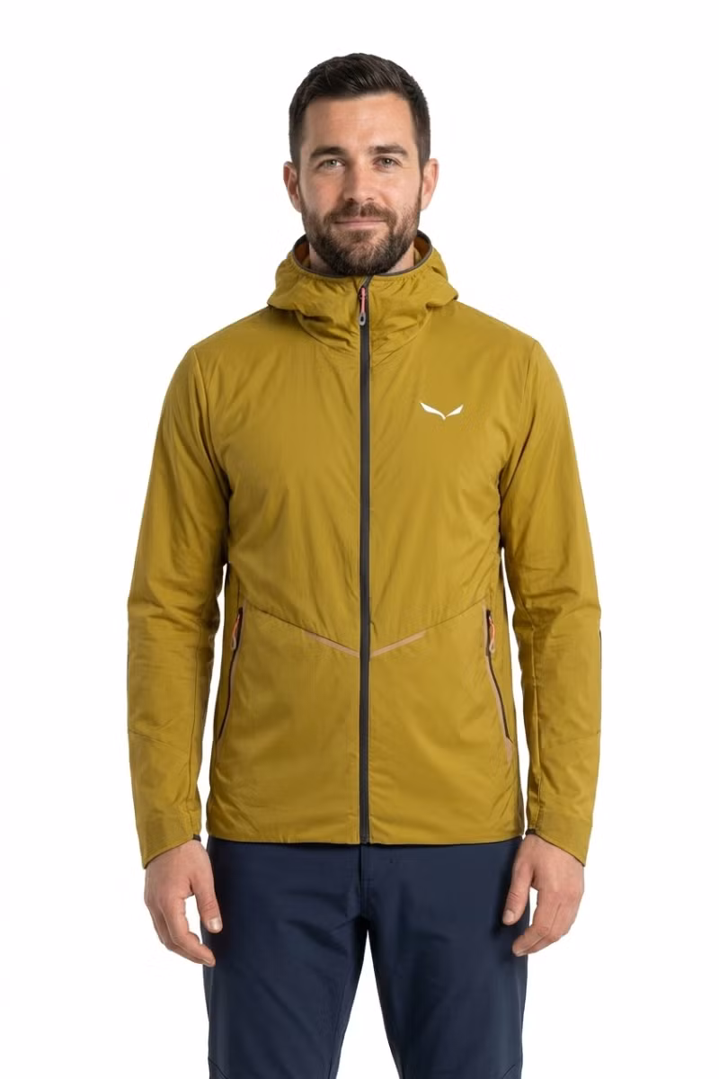 KURTKA PEDROC WIND HOODED-OLIVE OIL