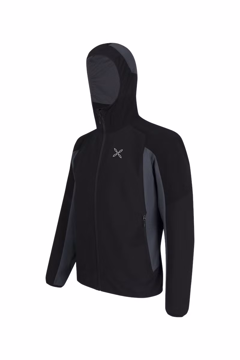 KURTKA PREMIUM WIND HOODY-BLACK-ANTHRACITE