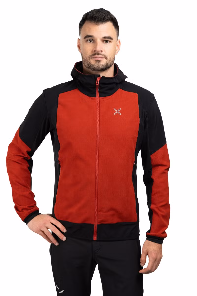 KURTKA PREMIUM WIND HOODY-TOBACCO