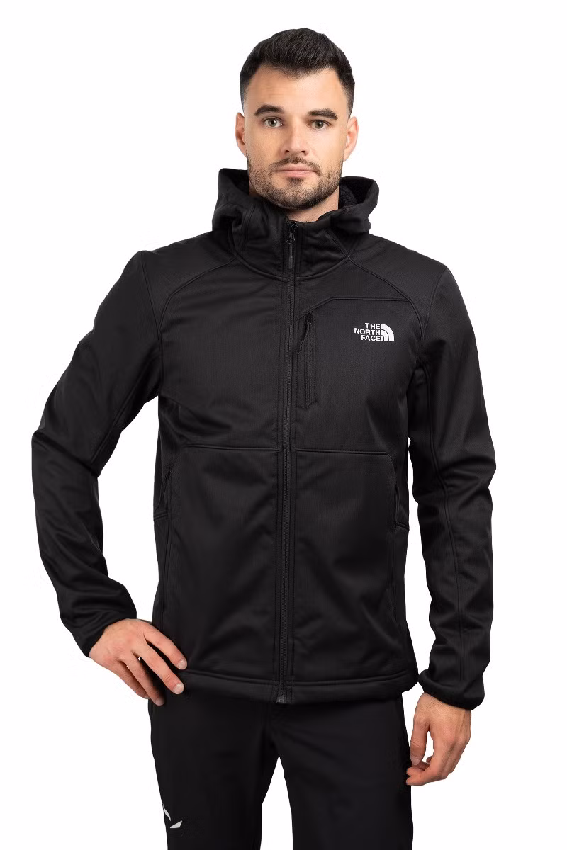 KURTKA QUEST HOODED SOFTSHELL-TNF BLACK-NPF