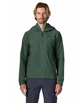 KURTKA R1 TECHFACE HOODY-CANOPY GREEN