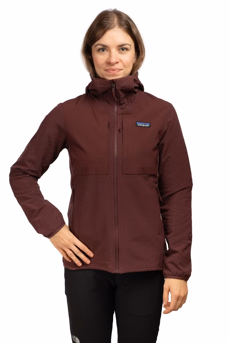 KURTKA R2 CROSSSTRATA HOODY WOMEN-DARK RUBY