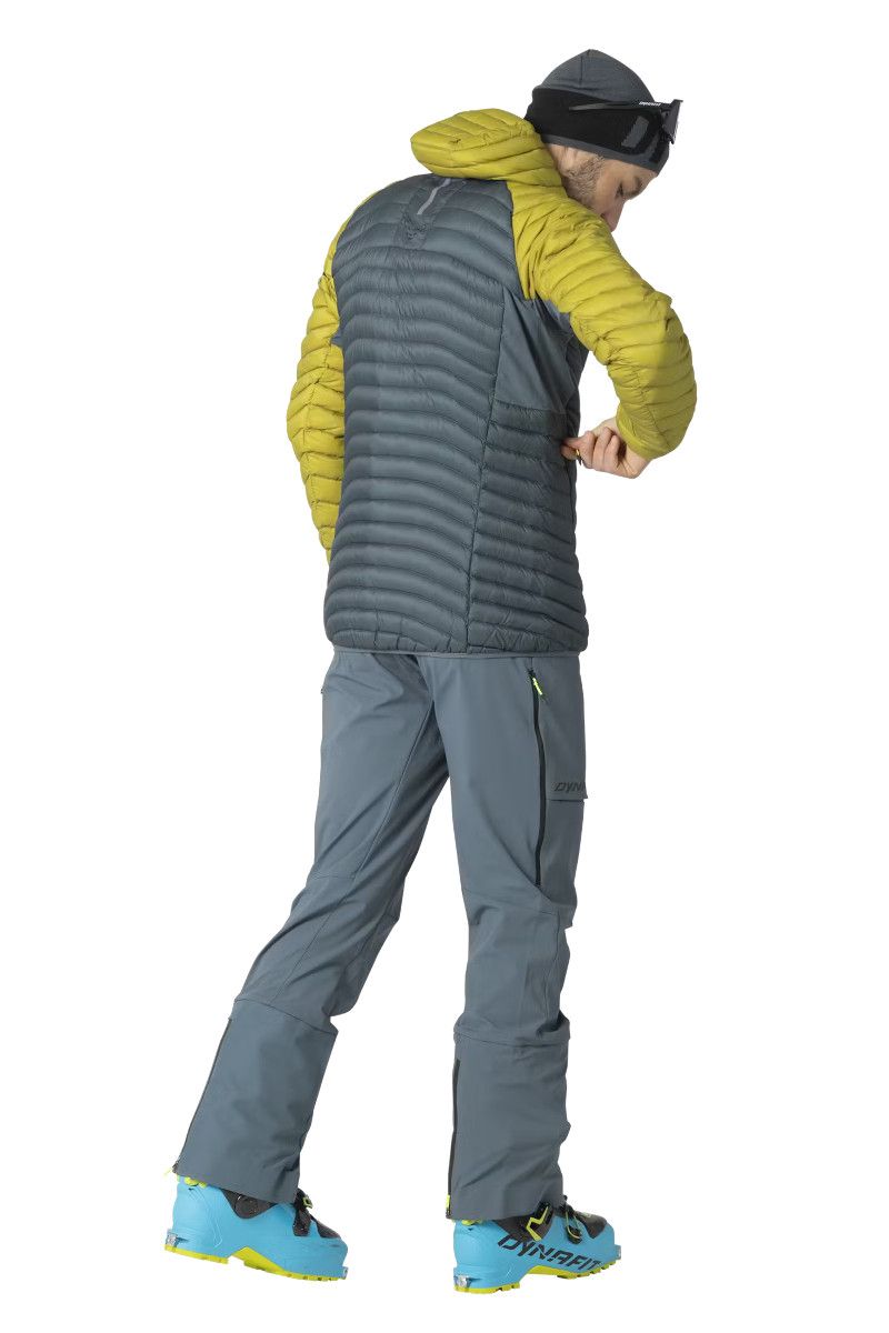 KURTKA RADICAL DOWN HOOD-GOLDEN LIME
