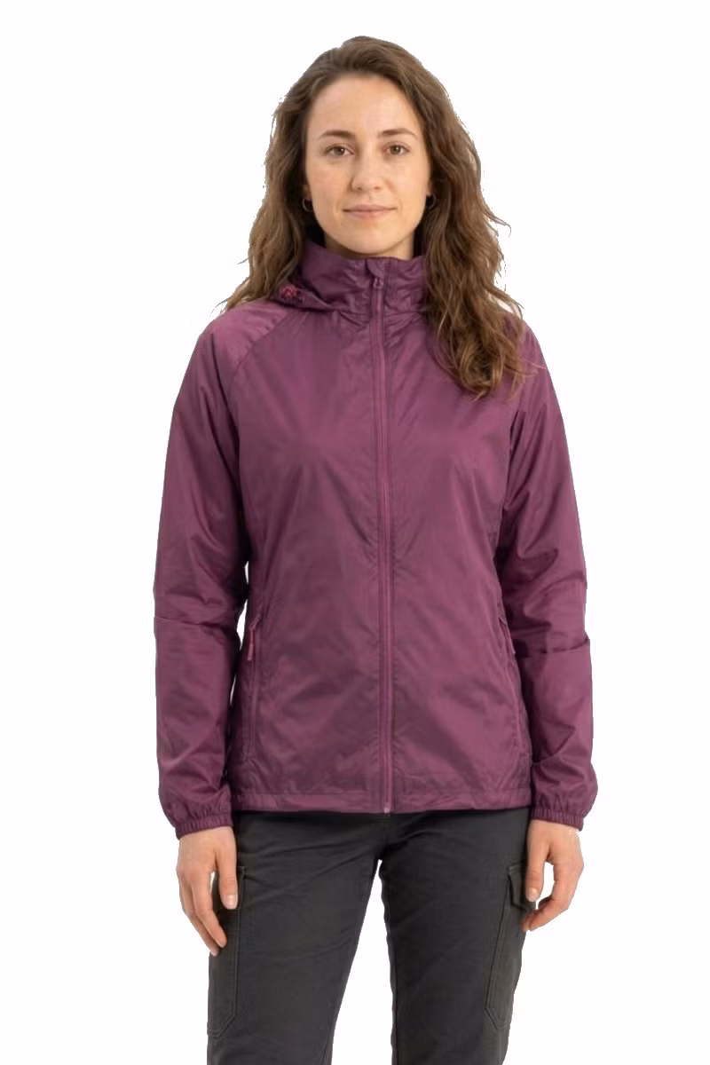 KURTKA RAINIER WOMEN-CLARET