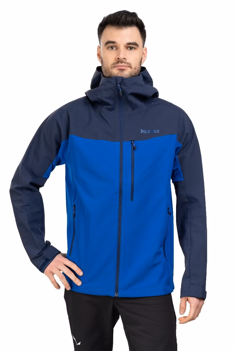KURTKA ROM HOODY-DARK AZURE-ARCTIC NAVY