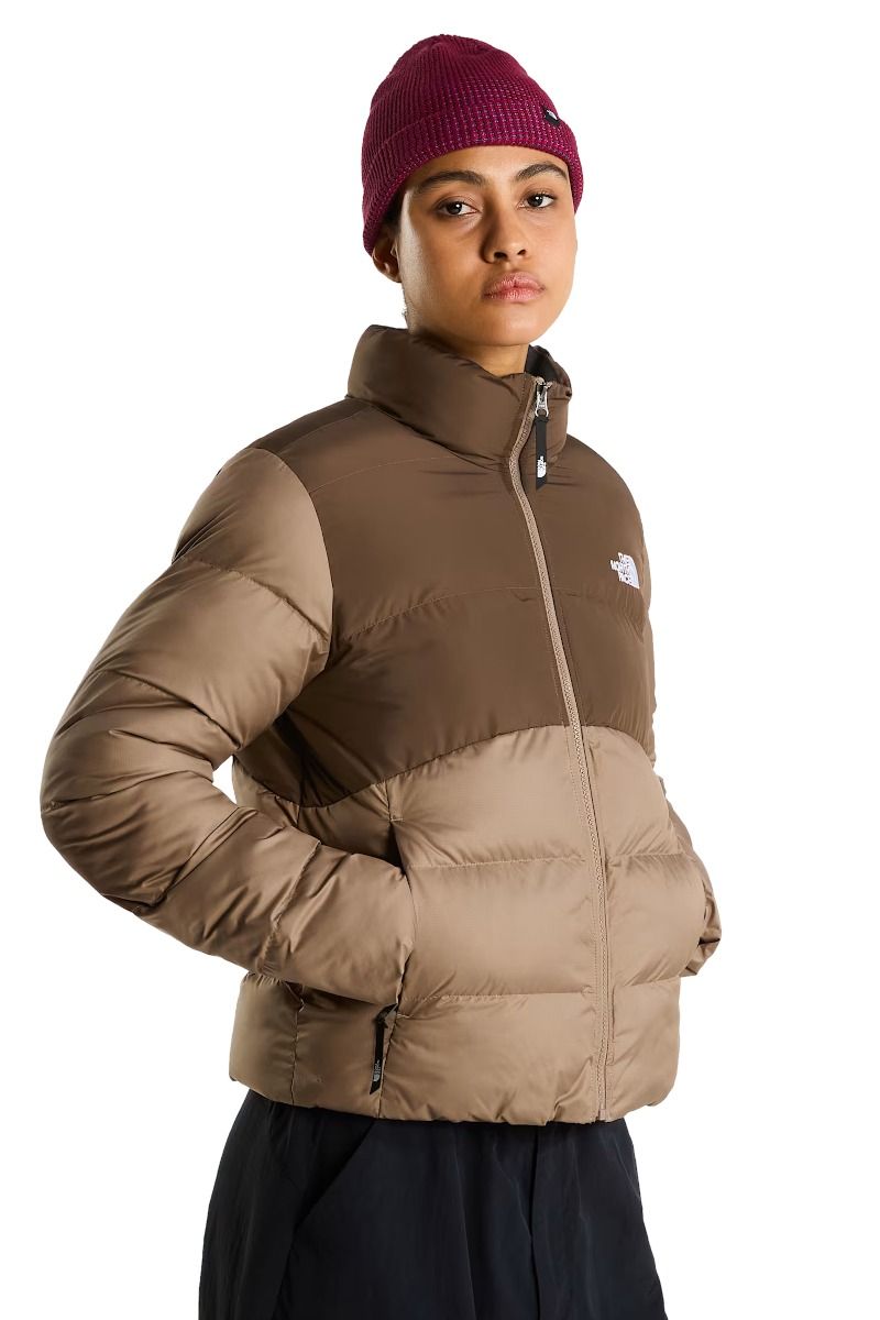 KURTKA SAIKURU WOMEN-GARNET-SMOKEY BROWN