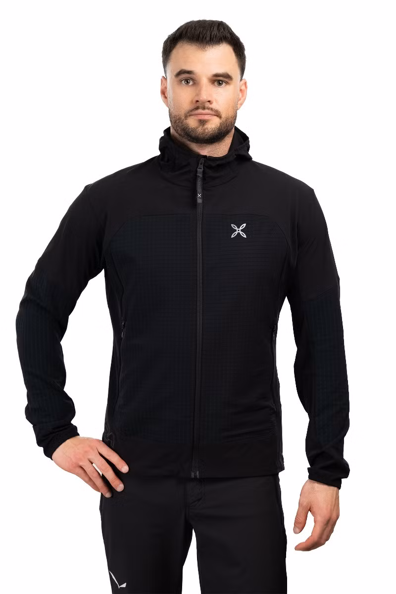 KURTKA SEED HOODED-BLACK