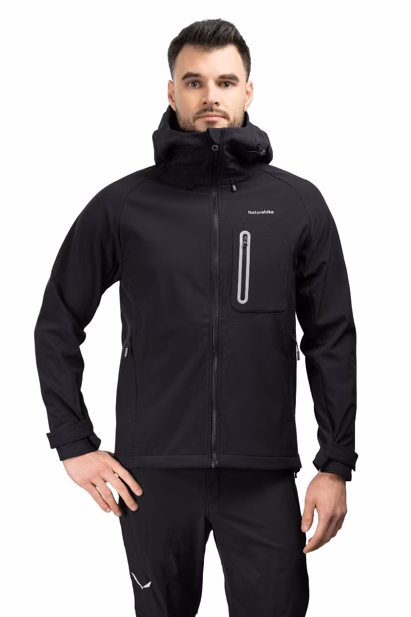 KURTKA SOFTSHELL CYY2441FS071-BLACK