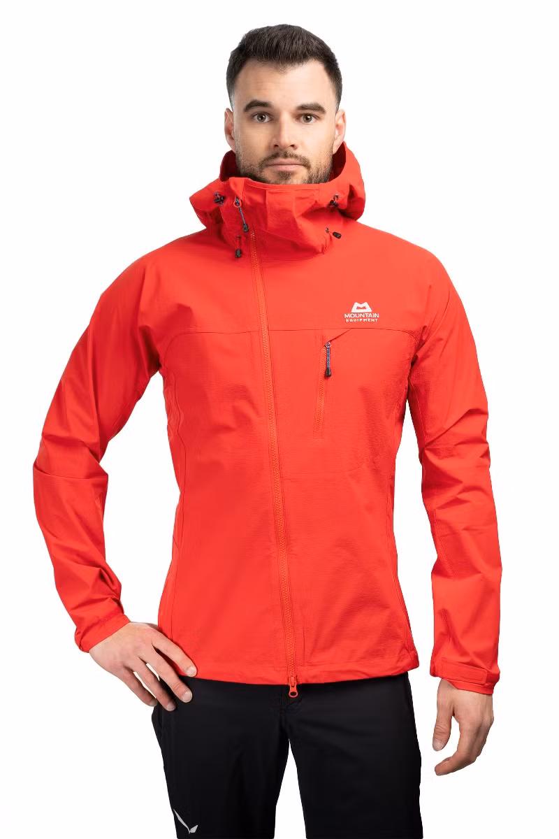 KURTKA SQUALL HOODED-CHILI RED