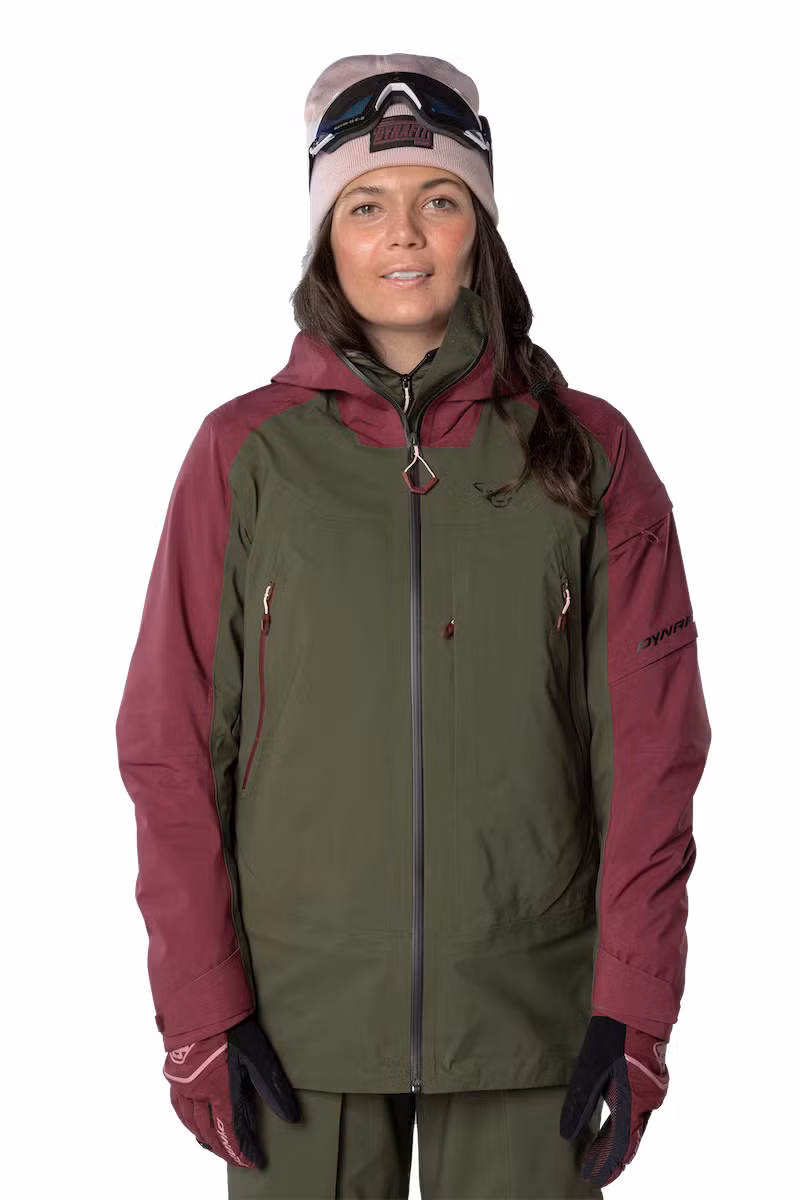 KURTKA TIGARD GORE-TEX PRO WOMEN-BURGUNDY-1540