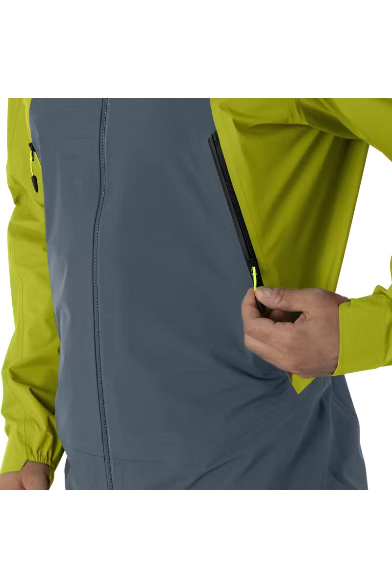 KURTKA TRANSALPER 3-LAYER-GOLDEN LIME-0720