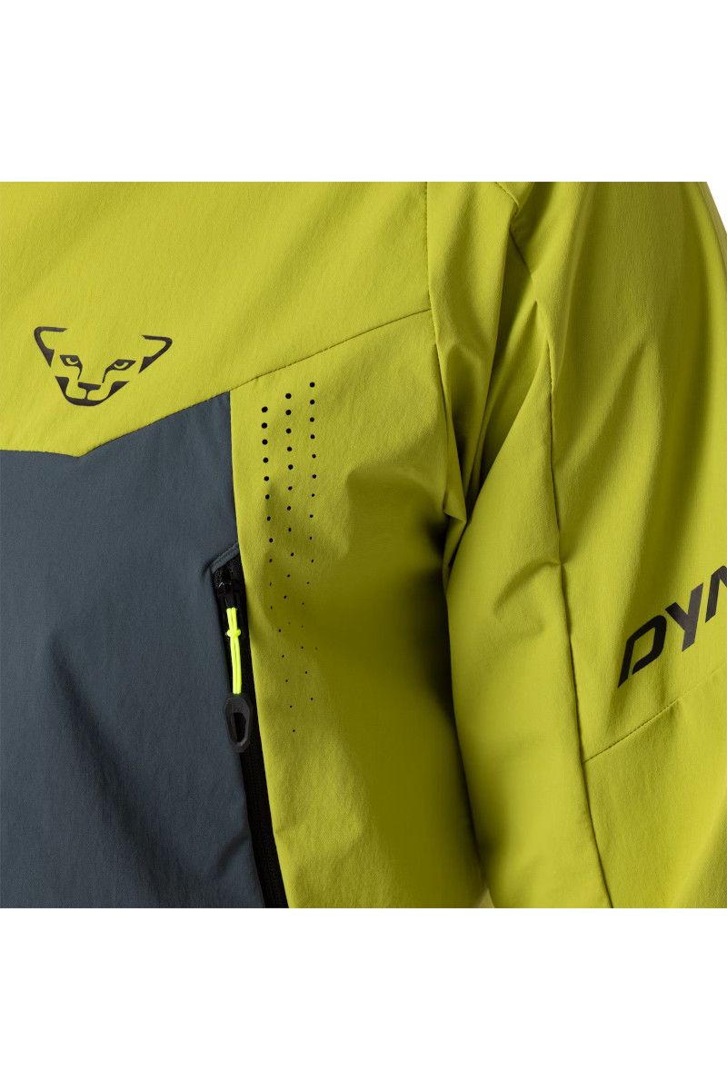 KURTKA TRANSALPER DYNASTRETCH-GOLDEN LIME-0720