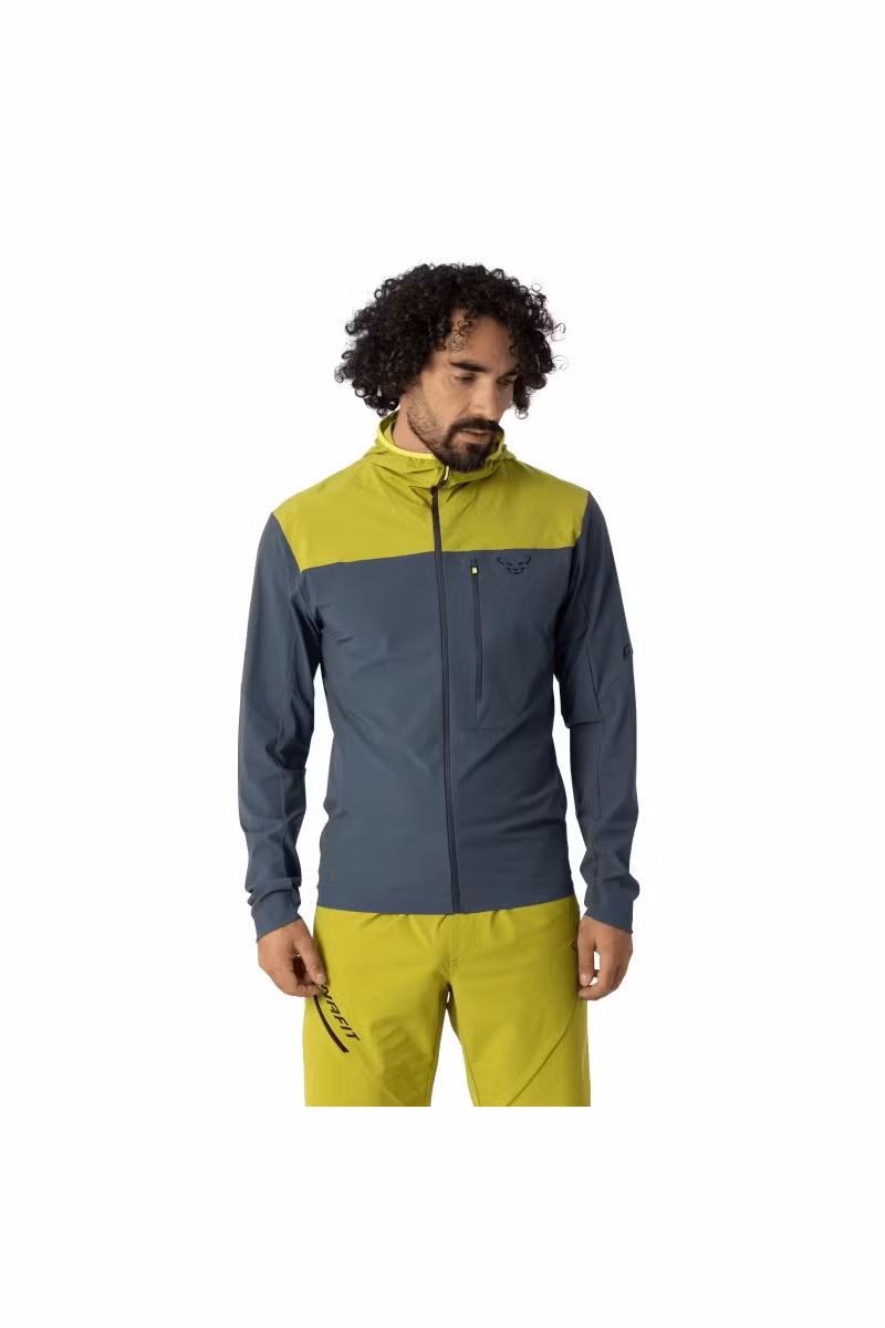 KURTKA TRAVERSE DYNASTRETCH-GOLDEN LIME-0720
