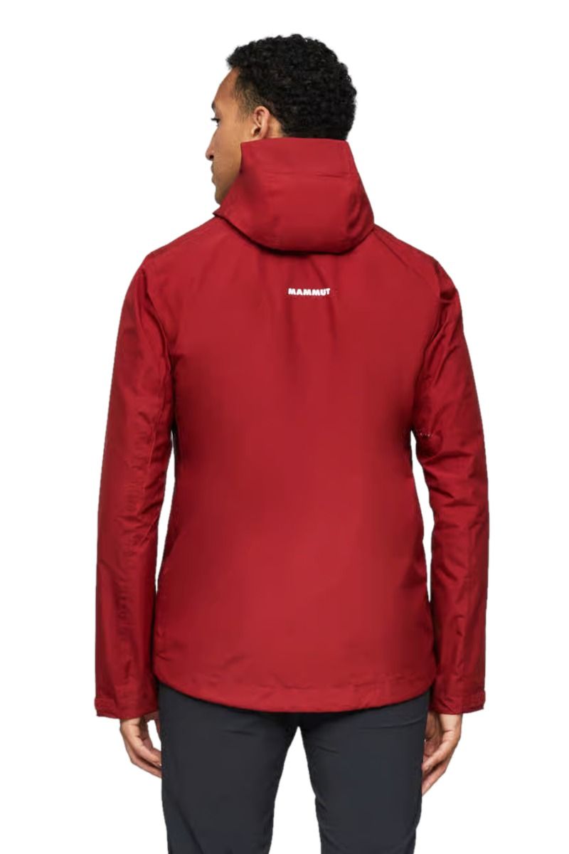 KURTKA TREELINE HS HOODED-DARK MAMMUT RED