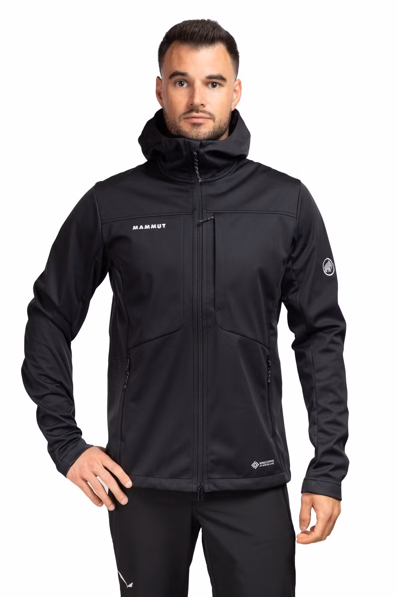 KURTKA ULTIMATE VIII SO HOODED-BLACK