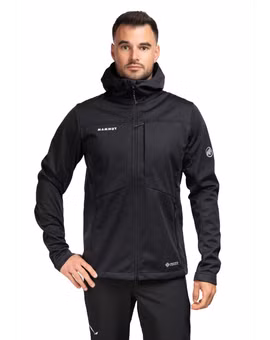 KURTKA ULTIMATE VIII SO HOODED-BLACK