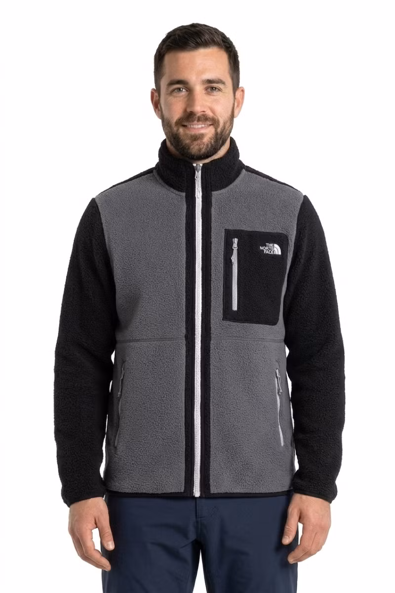 KURTKA YUMIORI FULL ZIP-ANTHRACITE GREY-TNF BLACK