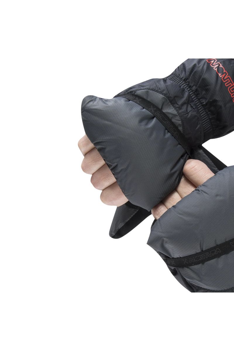 ŁAPAWICE FINGER-OUT MITTEN-BLACK