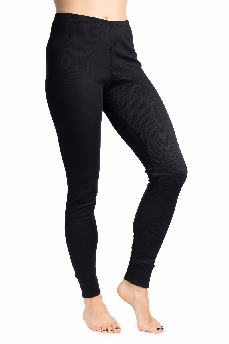LEGINSY ACTIVE WARM BI BOTTOM LONG WOMEN-BLACK