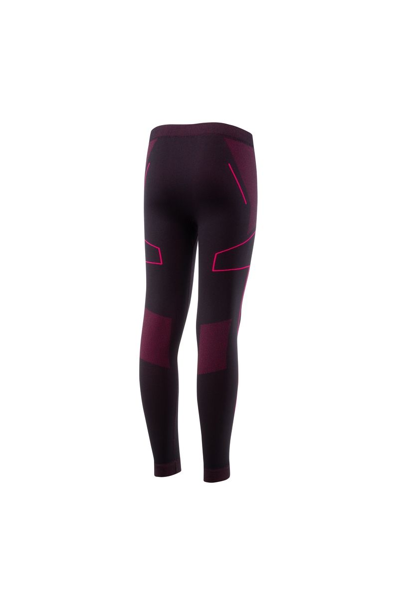LEGINSY DZIECIĘCE THERMO JUNIOR LE13540-BLACK-FUCHSIA