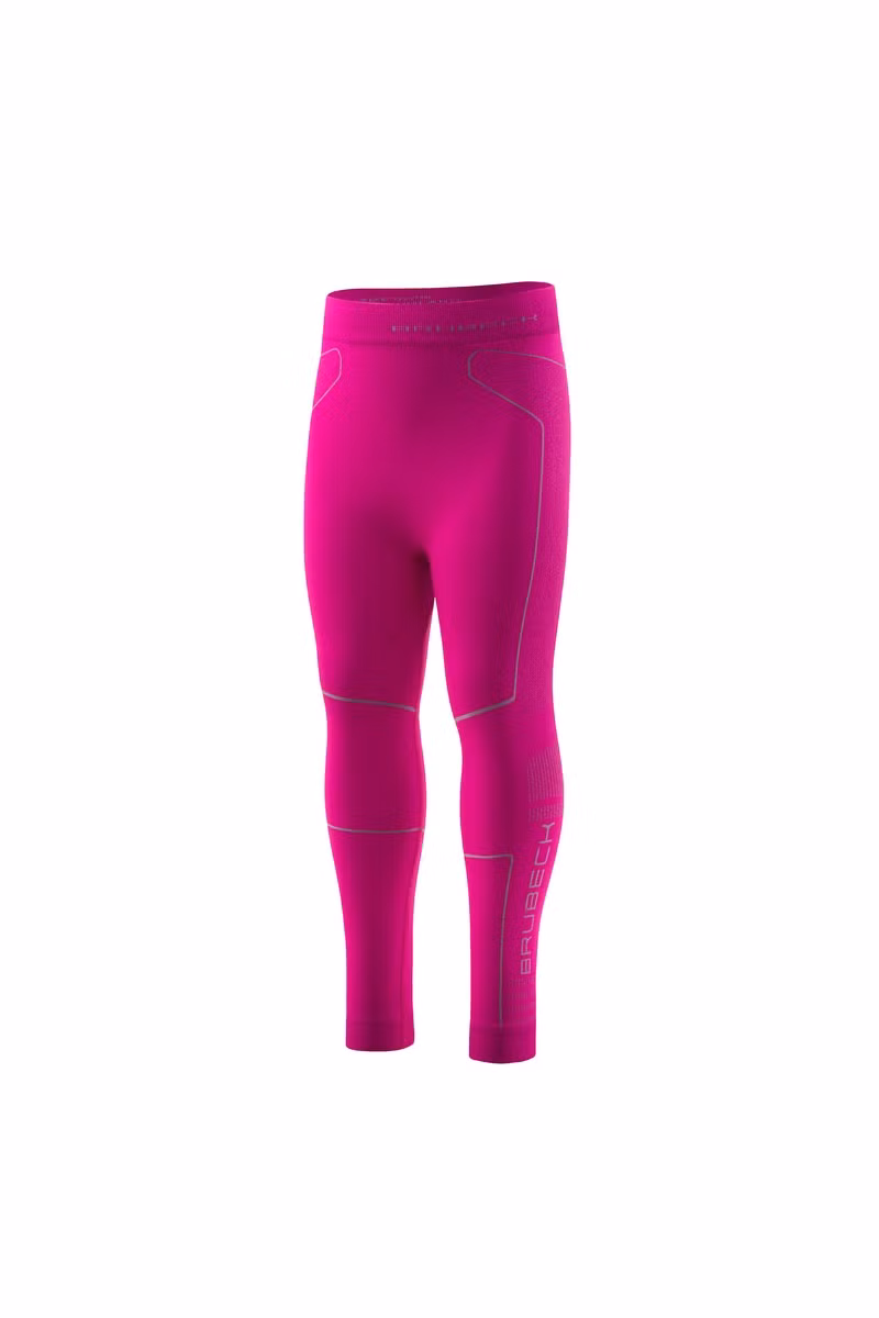 LEGINSY DZIECIĘCE THERMO KIDS LE13530-FUCHSIA-GRAY