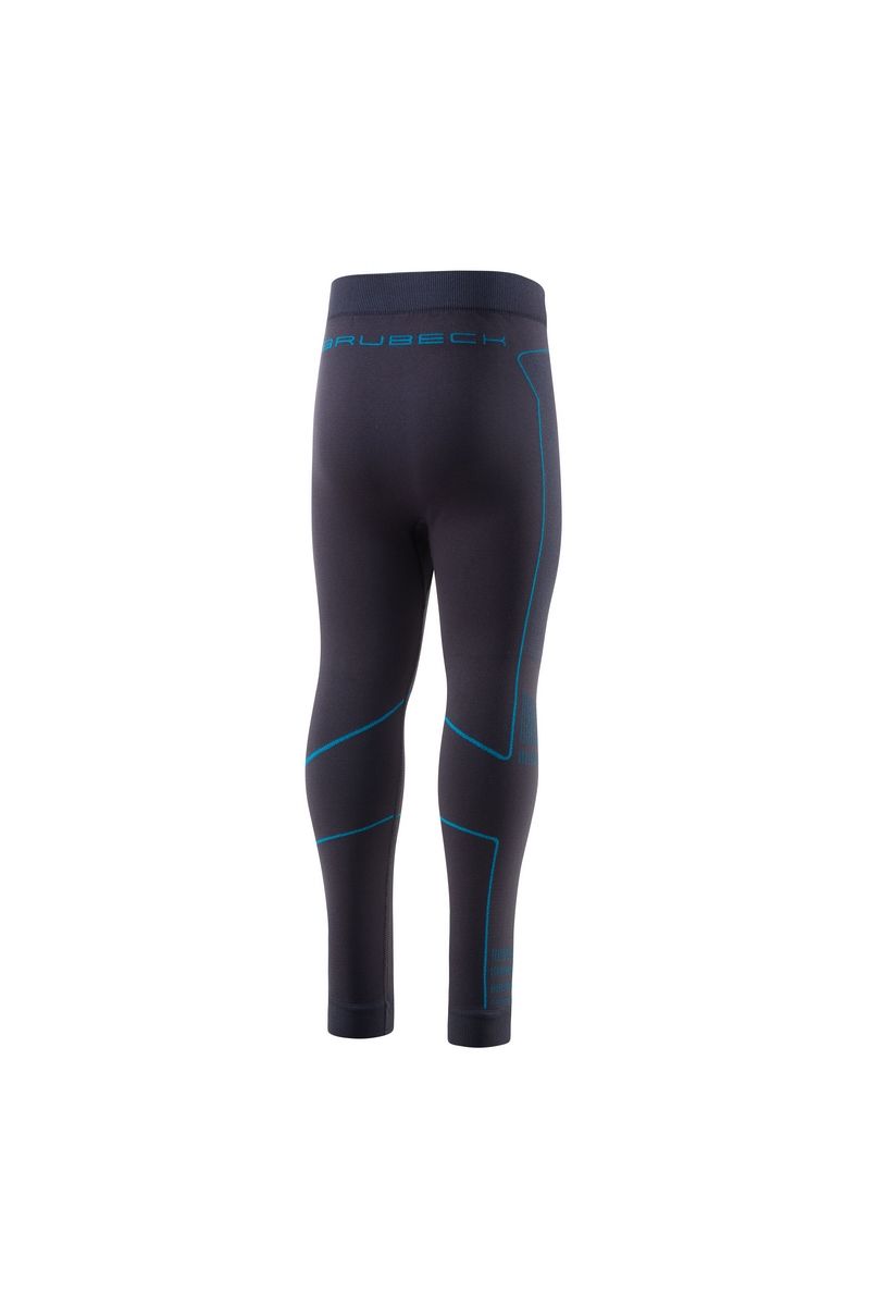 LEGINSY DZIECIĘCE THERMO KIDS LE13530-GRAPHITE-BLUE