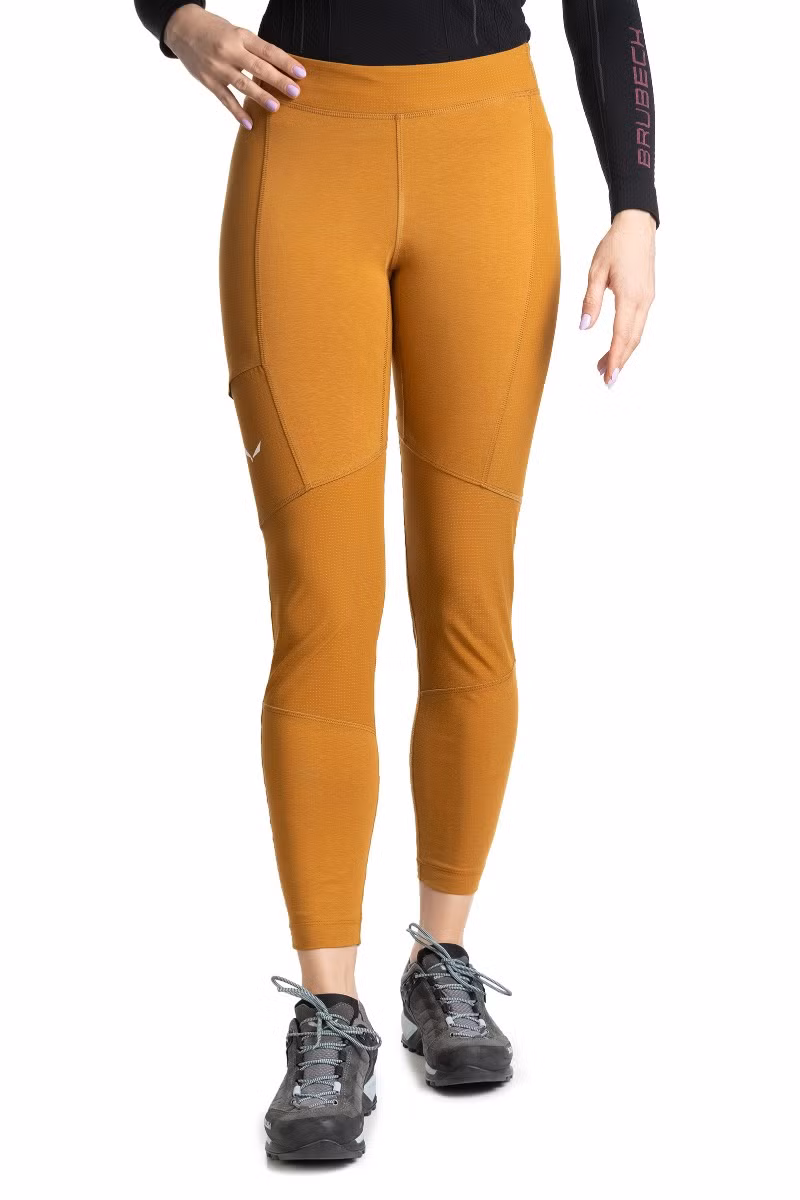 LEGINSY LAVAREDO HEMP TIGHTS WOMEN-GOLDEN BROWN