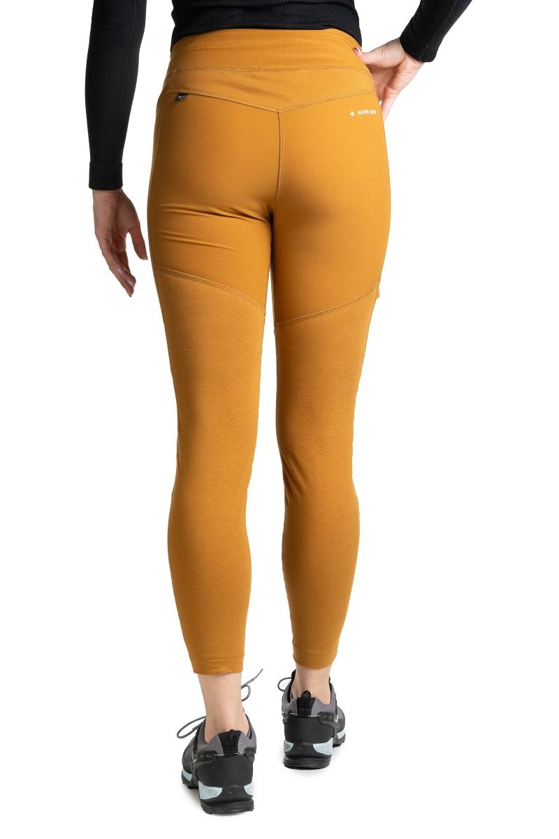 LEGINSY LAVAREDO HEMP TIGHTS WOMEN-GOLDEN BROWN